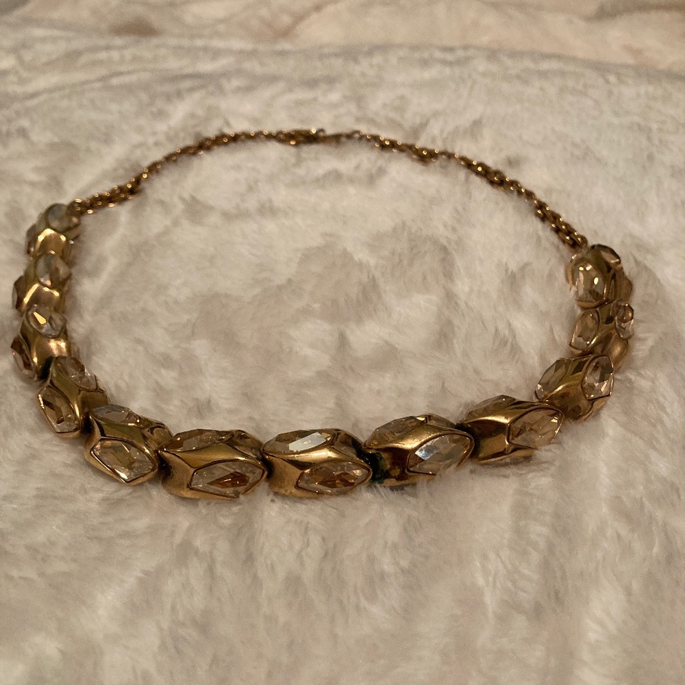 Atelier Swarovski Gold Necklace